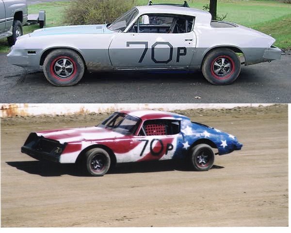 Dirt Circle Track Camaro Race Cars